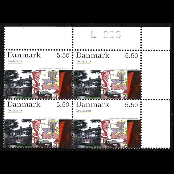 Danmark postfrisk marginalblok L1293