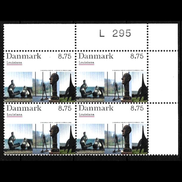 Danmark postfrisk marginalblok L1295