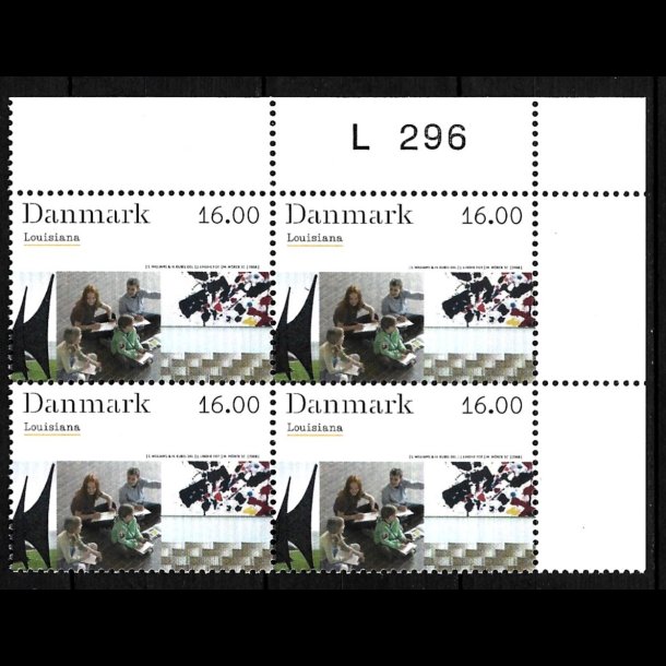 Danmark postfrisk marginalblok L1296