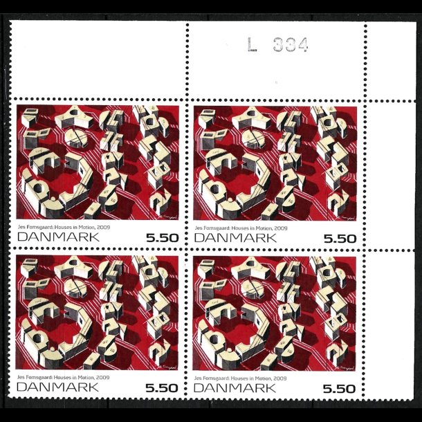 Danmark postfrisk marginalblok L1334