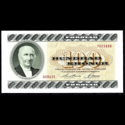 F�r�erne 100-kroner 1994-A0 Sieg 30 kval. UNC/0 ufoldet flot!!