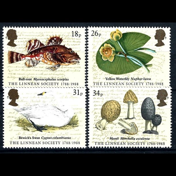 England postfrisk AFA 1252-1255