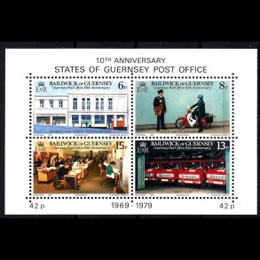 Guernsey postfrisk AFA 188-191 miniark