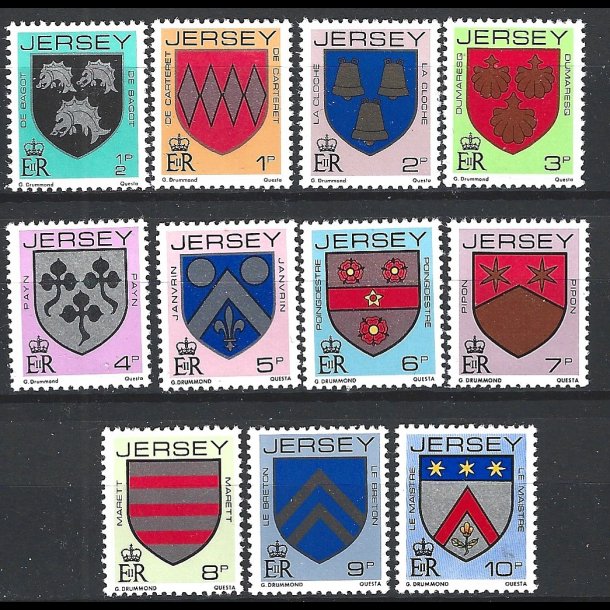 Jersey postfrisk AFA 232-242