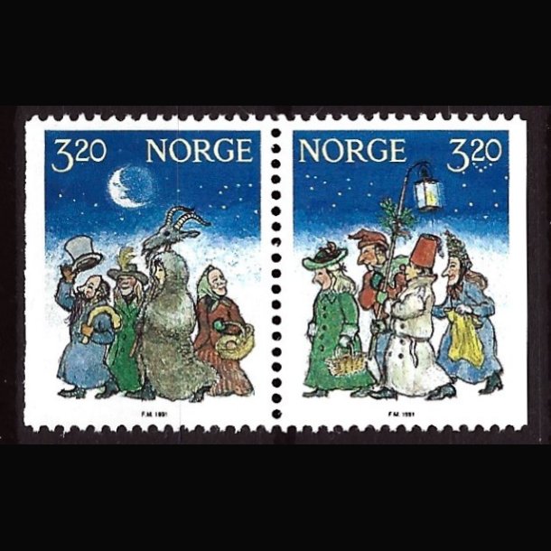 Norge postfrisk AFA 1076-1077