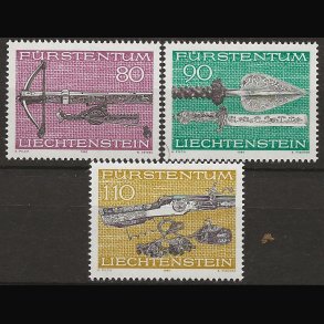 Liechtenstein postfrisk AFA nr. 750-752