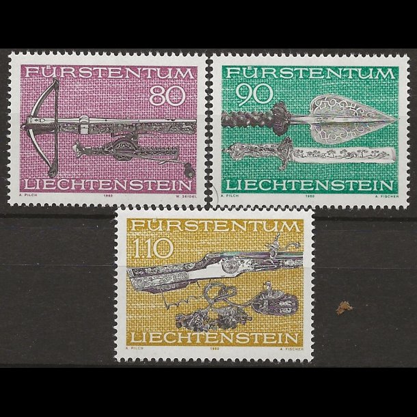 Liechtenstein postfrisk AFA nr. 750-752