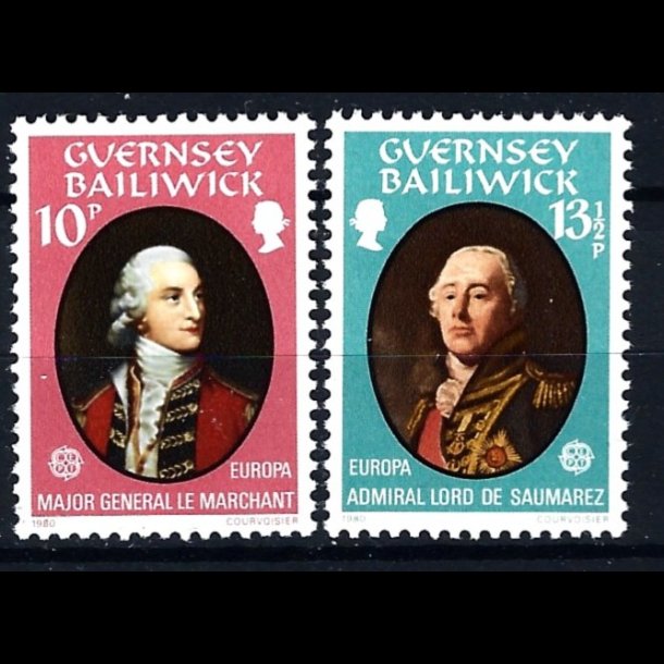 Guernsey postfrisk AFA 197-198