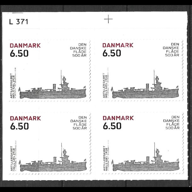 Danmark postfrisk marginalblok L1371