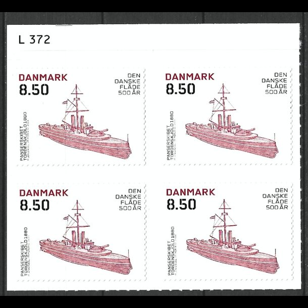 Danmark postfrisk marginalblok L1372