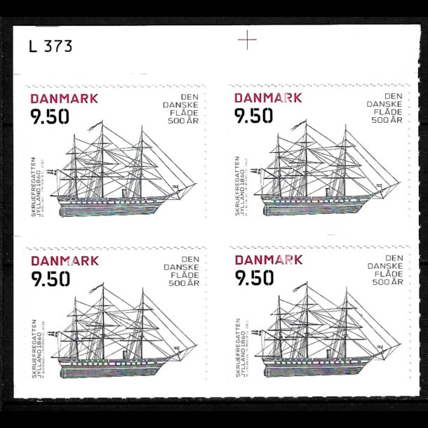 Danmark postfrisk marginalblok L1373