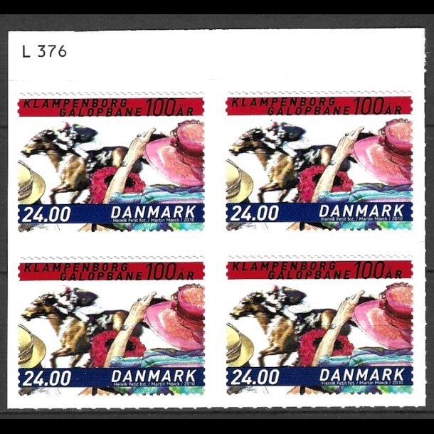 Danmark postfrisk marginalblok L1376