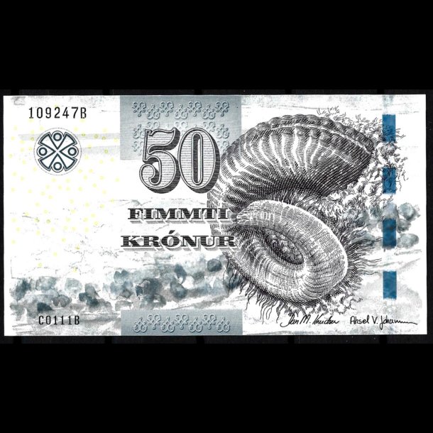 Frerne 50-kroner 2011 kval. UNC/0 ufoldet flot!!