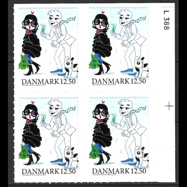 Danmark postfrisk marginalblok L1388