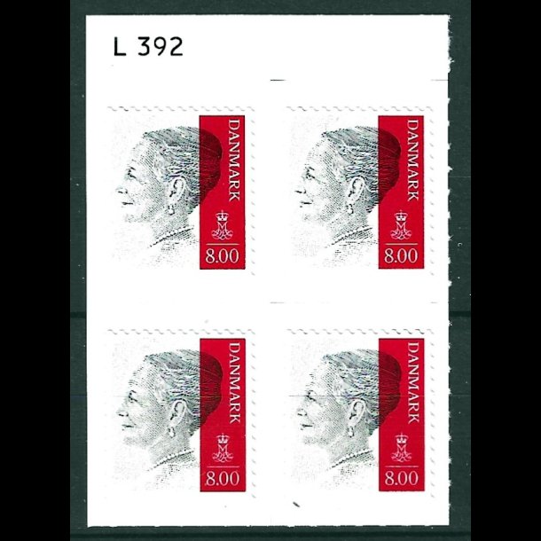 Danmark postfrisk marginalblok L1392