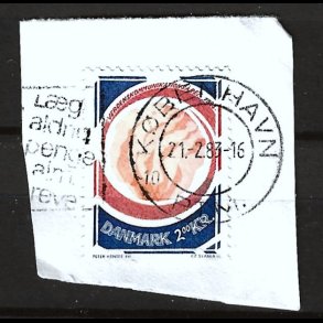 Brevklip m/bystempel K�benhavn - 129