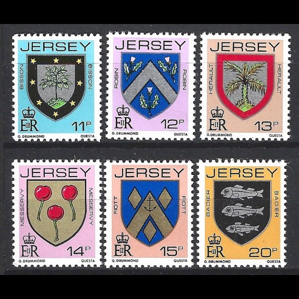 Jersey postfrisk AFA 254-259