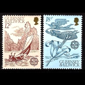 Guernsey postfrisk AFA 215-216