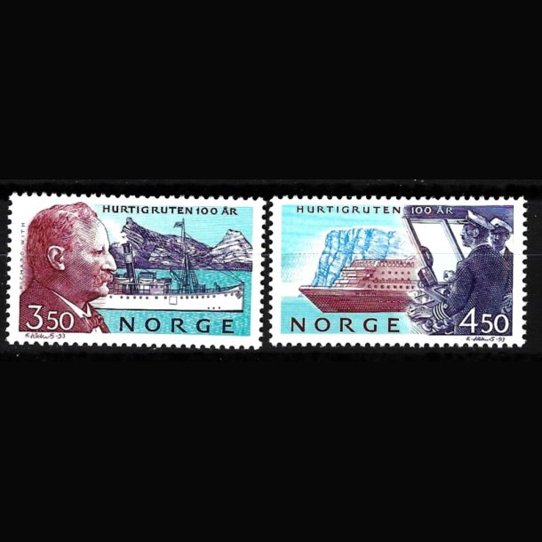 Norge postfrisk AFA 1125-1126