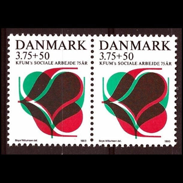 Danmark parstykker postfrisk AFA 1052 s6