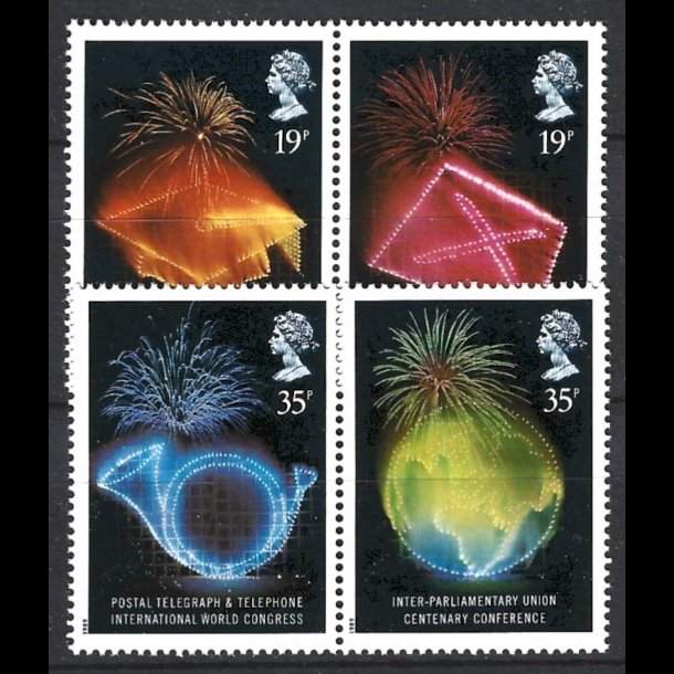 England postfrisk AFA 1323-1326 parstykker