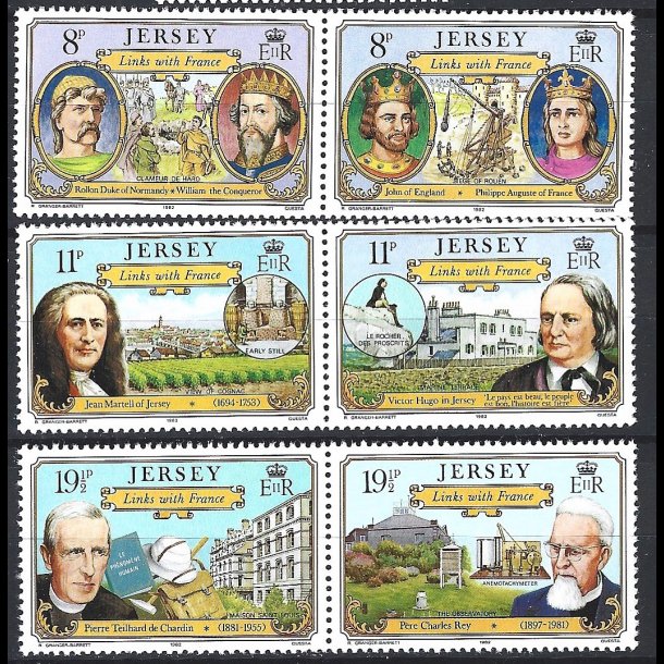 Jersey postfrisk AFA 272-277