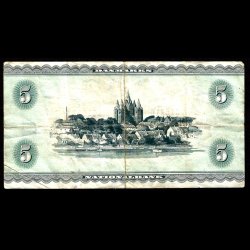 Danmark 5-kroner 1959-C1 Sieg 129 kval. 1+/VF