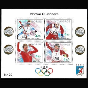 Norge postfrisk AFA 1117-1120