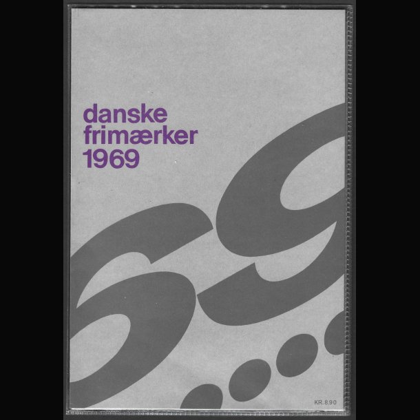 Danmark rsmappe 1969 plastomslag AFA 1.000,00