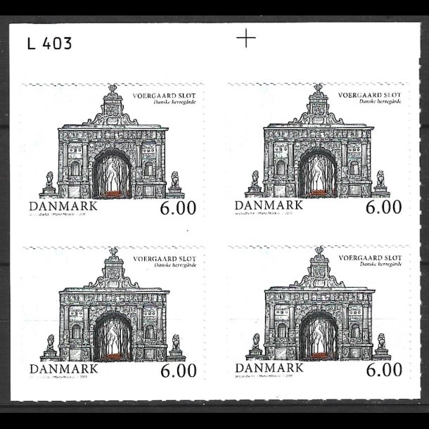 Danmark postfrisk marginalblok L1403