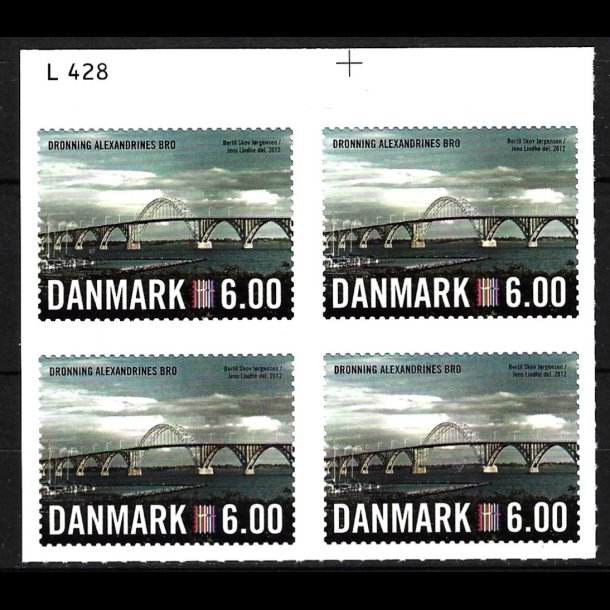 Danmark postfrisk marginalblok L1428