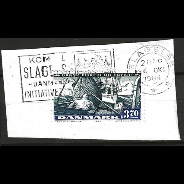Brevklip m/bystempel Slagelse - 134