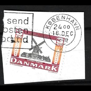 Brevklip m/bystempel K�benhavn - 136