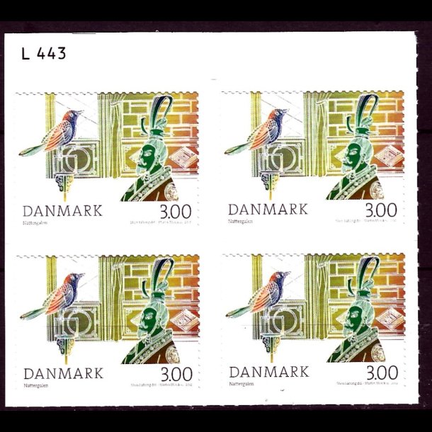 Danmark postfrisk marginalblok L1443