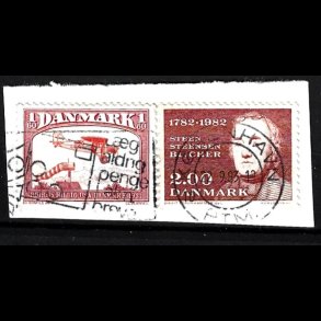 Brevklip m/bystempel K�benhavn - 137