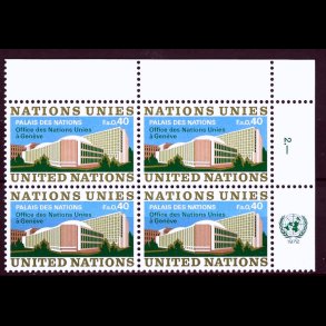 FORENEDE NATIONER POSTFRISK 4-BLOK - 139