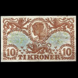 Danmark 10-kroner 1932-C Sieg 104 kval. 1+/VF