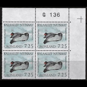 Gr�nland marginalblok postfrisk G 136