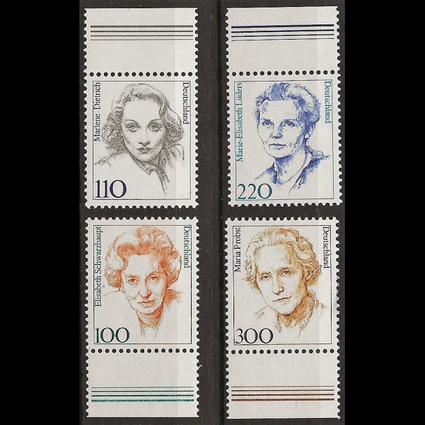 Vesttyskland Tyskland AFA nr. 2880-2881-2895-2896