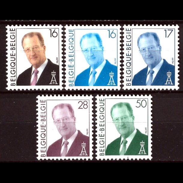 Belgien postfrisk AFA 2698+2721+2722+2723+2729