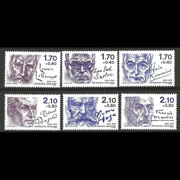 Frankrig postfrisk AFA 2557A-2562A