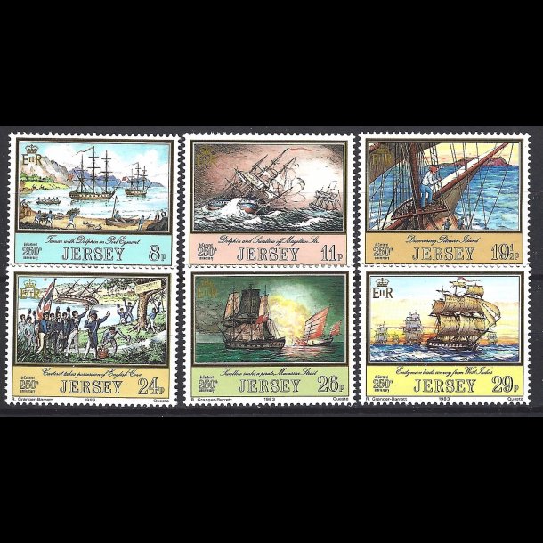 Jersey postfrisk AFA 283-288