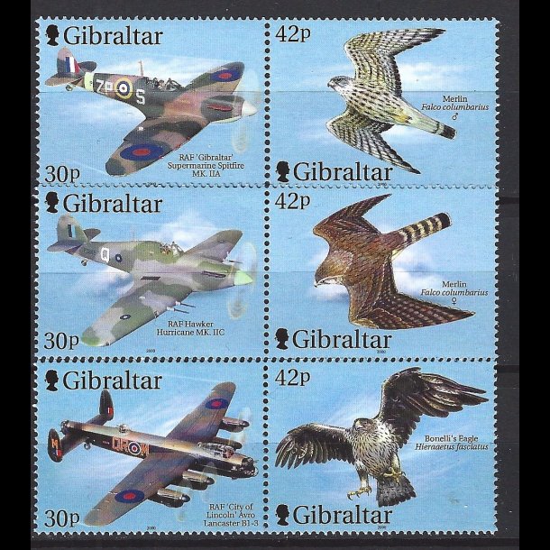 Gibraltar postfrisk AFA 938-943