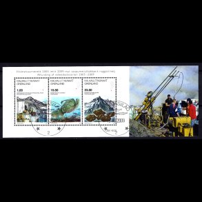 Gr�nland stemplet miniark AFA 549