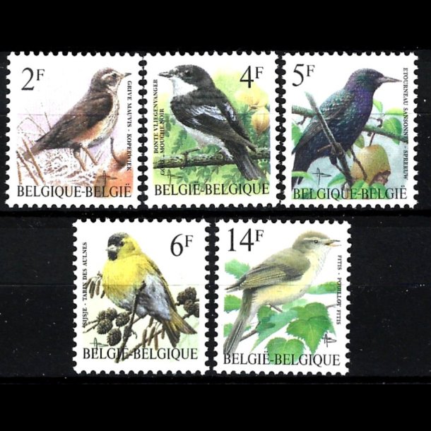 Belgien postfrisk AFA 2682+2697+2708+2709+2724