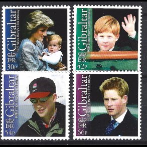 Gibraltar postfrisk AFA 1017-1020