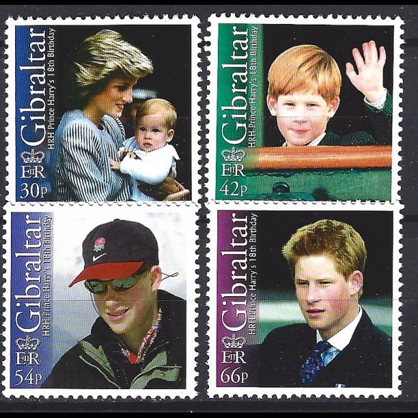 Gibraltar postfrisk AFA 1017-1020