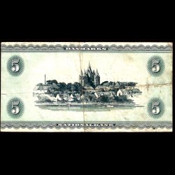 Danmark 5-kroner 1954-A4 Sieg 128 kval. 1+/VF