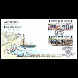 Alderney AFA 108-115 FDC