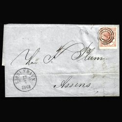 Danmark skillingsbrev AFA 13 uden indhold se billeder